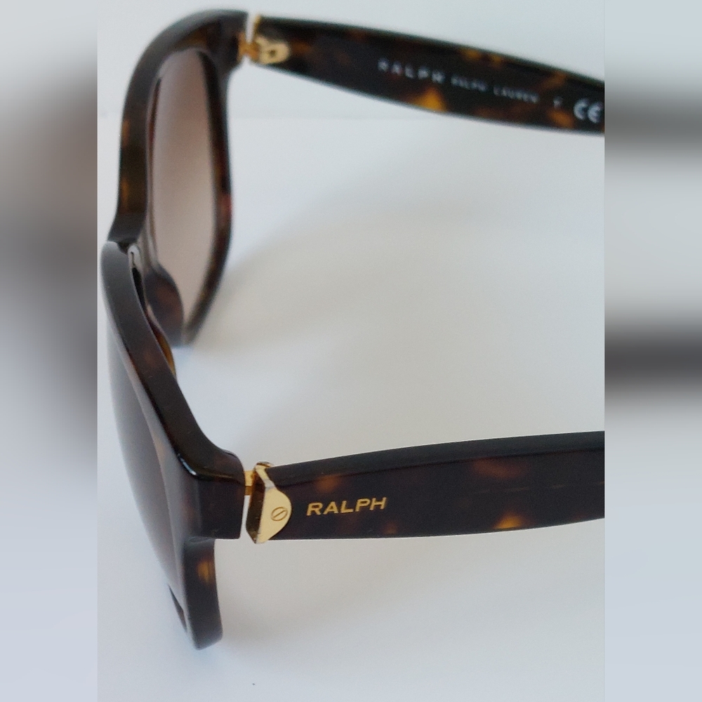 Ralph Lauren Sunglasses Brown With Ralph Logo On Both Sides - Picture 6 of 6